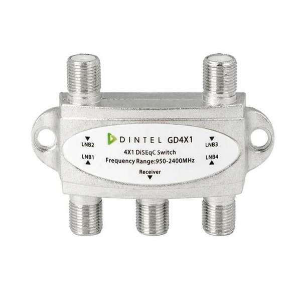 Disecq with 4 inputs and 1 output LNB