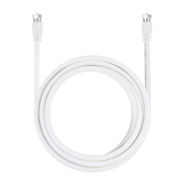 Cable antenna 3 Meters Dintel F-F White Blister